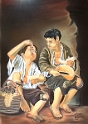 043 Les insouciants (inspire de Murillo)